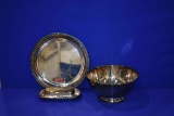 (3) METAL/STEEL SERVING DISHES