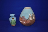 (1989) VERA RUSSELL POTTERY (2) PIECES