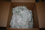 BOX OF FLORAL QUEEN SIZE BEDDING: QUEEN COMFORTER,