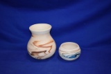 (2) NEMAC POTTERY PIECES
