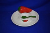 GLASS CHILI SERVING TRAY