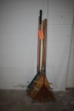 (5) ASSORTED RAKES