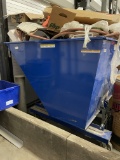 U-LINE D-200-HD SELF DUMPING HOPPER, 6,000 LB CAPACITY WITH CASTERS