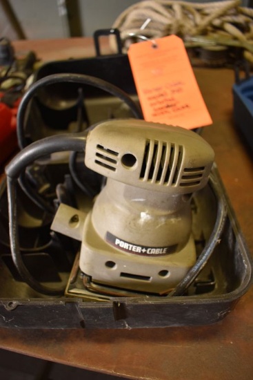 PORTER CABLE MODEL 340 ORBITAL SANDER WITH CASE
