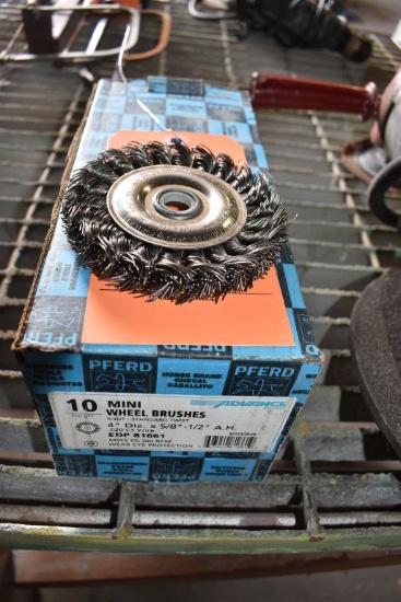(10) 4" WIRE WHEEL BRUSHES