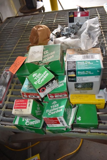ASSORTED HARDWARE, NUTS, BOLTS, SCREWS, ETC.