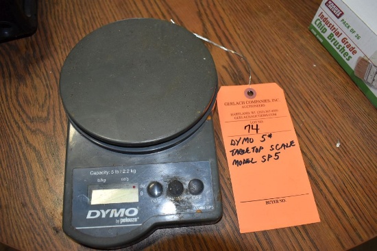 DYMO 5 LB. TABLE TOP SCALE, MODEL SP5