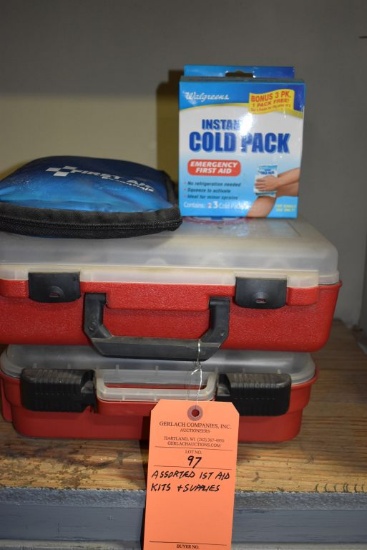 ASSORTED FIRST AID KITS AND SUPPLIES