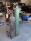 OXY/ACETYLENE TORCH SET WITH HOSES, ON ROLLING CART,