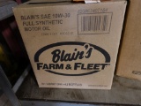 BLAINS FARM AND FLEET MOTOR OIL, (6) QUARTS, 10W-30