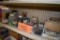 ASSORTED HARDWARE ON THIS SHELF; NAILS, SCREWS AND MISC.