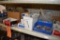 ASSORTED HARDWARE ON THIS SHELF- BOLTS, SCREWS, ETC