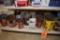 ASSORTED HARDWARE ON THIS SHELF- NAILS AND MISC. SCREWS