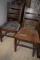 (6) VINTAGE MATCHING WOOD CHAIRS