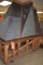 SLATE DISPLAY PIECE WITH COPPER GUTTERS  AND