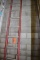 10' SECTION OF FIBERGLASS LADDER, ORANGE
