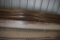 TOP SHELF PIECES OF SOLID OAK TRIM AND RUBBER MATTING