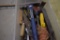 TOTE OF TOOLS- SERVERAL CRAFTSMAN 15oz. ESTWING