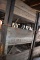 (3) STEEL AND WOOD STACKABLE BASKETS,