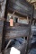 (3) STEEL AND WOOD STACKABLE BASKETS,