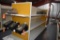 8' LONG DOUBLE SIDED SHELVING UNIT WITH TWO END CAPS,