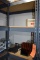 STEEL SHELVING UNIT WITH WOOD SHELVES, 36