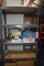 STEEL SHELVING UNIT WITH WOOD SHELVES, 36