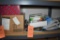 SHELF CONTENTS; (2) BOXES EXPANDABLE FILE FOLDERS,