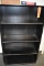 FOUR SHELF WOODEN SHELVING UNIT, 49