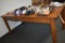 WOODEN WORK TABLE WITH SINGLE DRAWER,