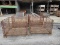 (4) WIRE GRATE CRATES, APPROX. 4'X40