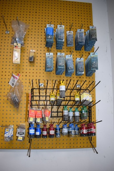 ASSORTED NAILS, SCREWS AND MISC. ON THIS END OF