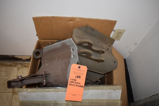 LARGE ROOF SNOW FENCE BRACKETS