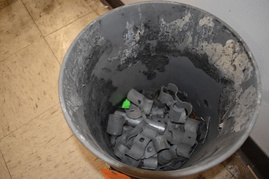 BUCKET OF FENCING BRACKETS