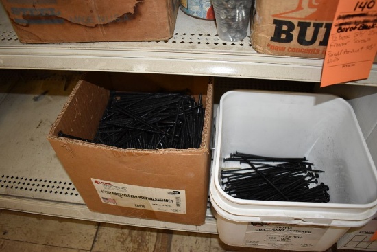 SEVERAL LBS 7" POLE BARN SCREWS, APPROX. 25-30LB 6"