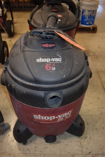 SHOP VAC 20GAL, 6.5 HP WET/DRY UTILITY VACUUM- NO HOSE
