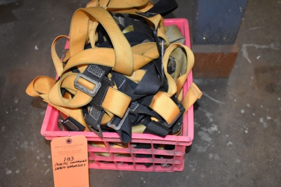 PLASTIC CONTAINER WITH SAFETY HARNESSES