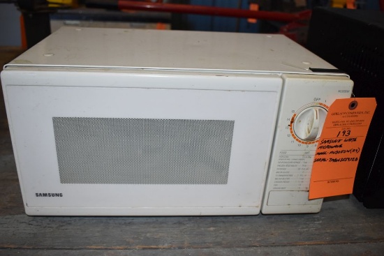 SAMSUNG WHITE MICROWAVE MODEL: MV3050W(R9)