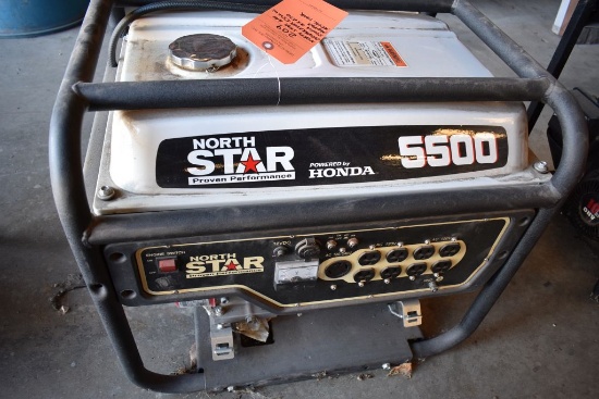 NORTH STAR GAS GENERATOR 5500W HONDA GX270 MOTOR