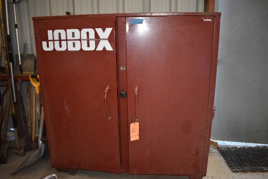 MAROON JOBOX NO WHEELS- INCLUDES CONTENTS