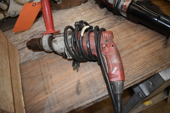 MILWAUKEE ELECTRIC CORDED MAGNUM HAMMER DRILL WITH