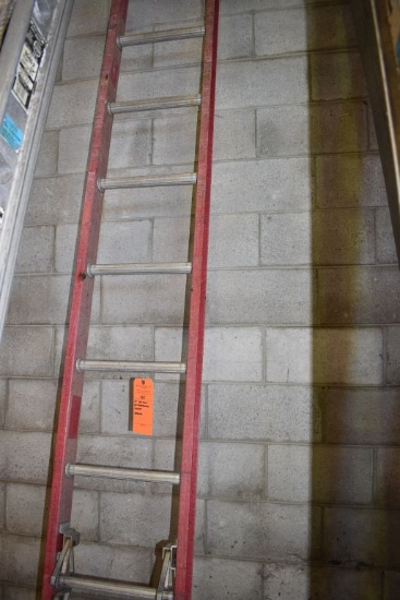 10' SECTION OF FIBERGLASS LADDER, ORANGE