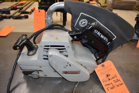 ROCKWELL HEAVY DUTY 3" BELT SANDER
