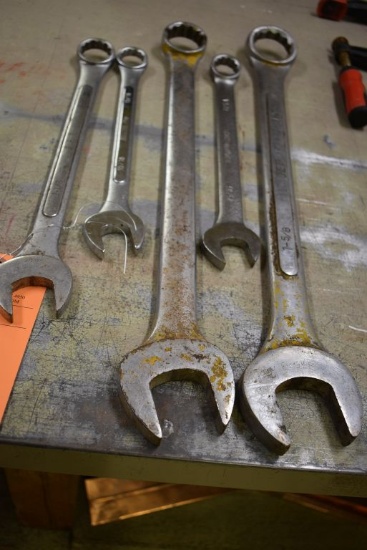 WRENCHES (1) 1 5/8", (1) 1 1/2", (1) 1 1/8", AND