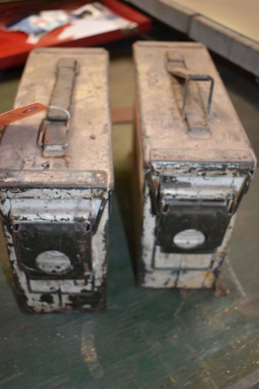 (2) AMMO BOXES