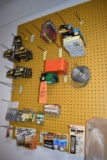 ASSORTED STAPLES, SCREWS AND MISC ON THIS END OF