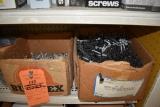 BOX OF BLACK SCREWS, 1/2 BOX 2 1/2