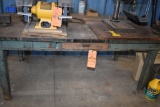 WOODEN WORKBENCH WITH 1 SMALL DRAWER 30H