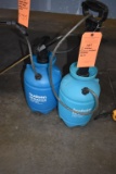 (2) HUDSON 2 GALLON PUMPLESS SPRAYERS (BLUE)
