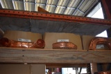 ENTIRE 2ND FROM TOP SHELF- COPPER ASSORTED GUTTER ELBOWS